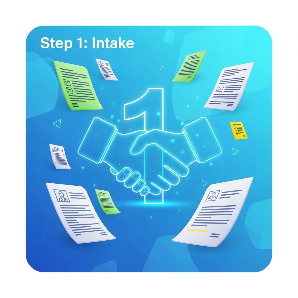 Step 1 — Intake