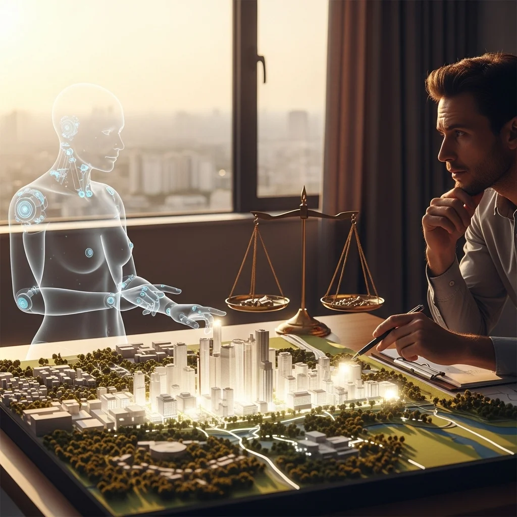 A philosophical note: AI as the new urban planner