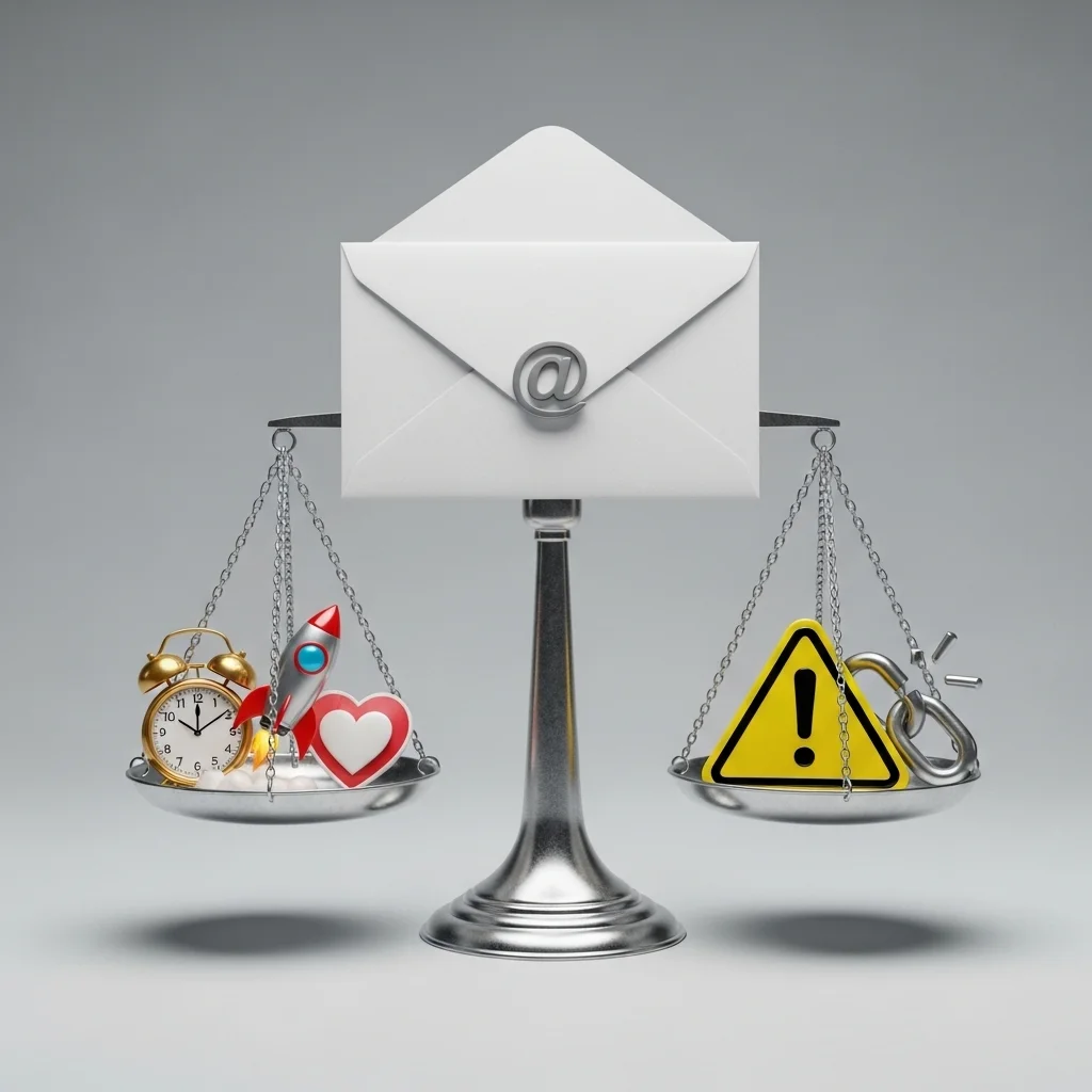 Pros and cons of an AI email service desk