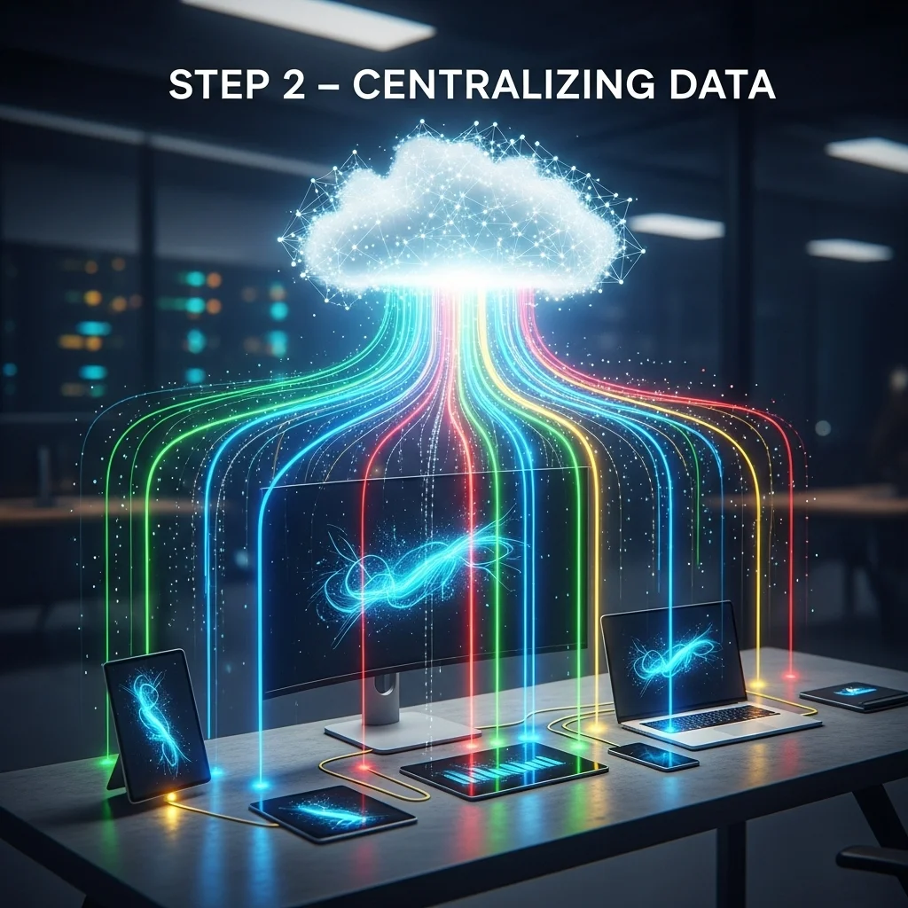 Step 2 – Centralise data