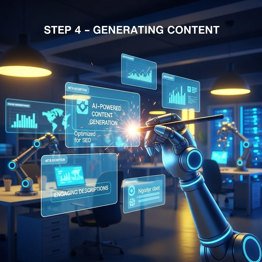 Step 4 – Generate content