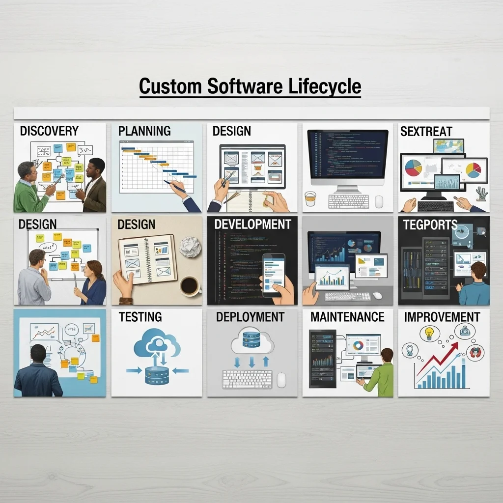 Custom software development process