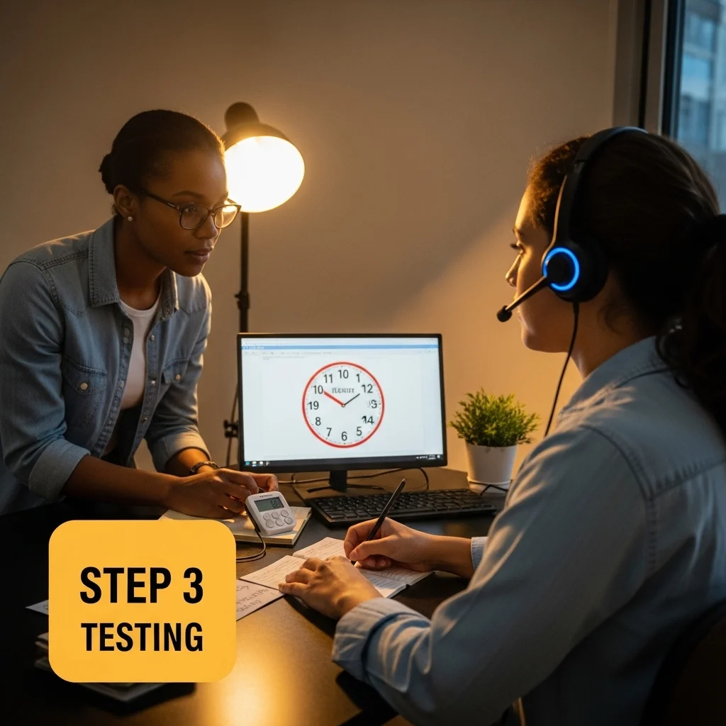 Step 3 — test and learn