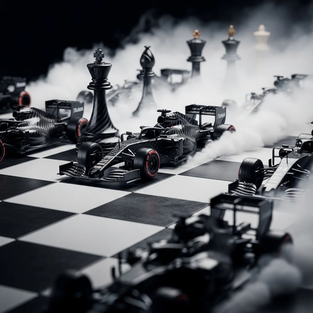 Think of it as Chess at 300 km/h