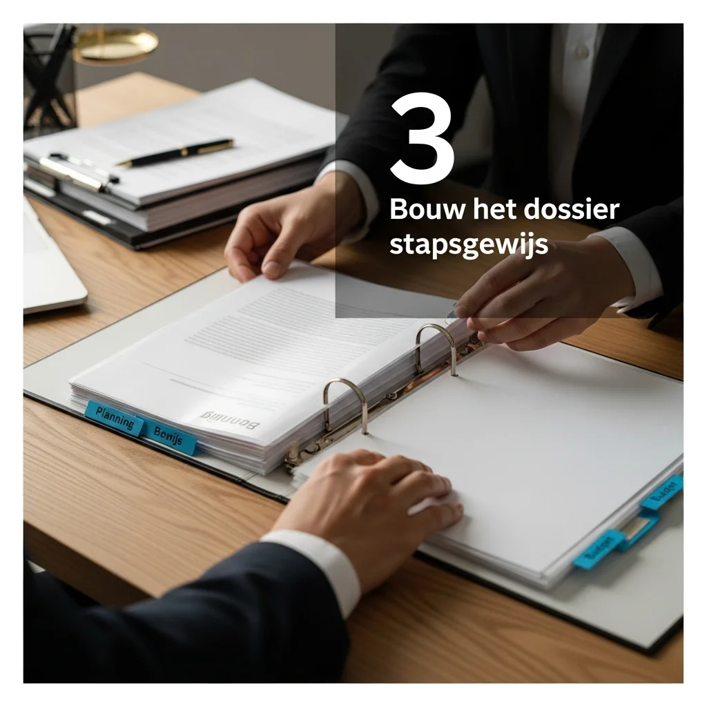 Step three – Build the dossier step by step