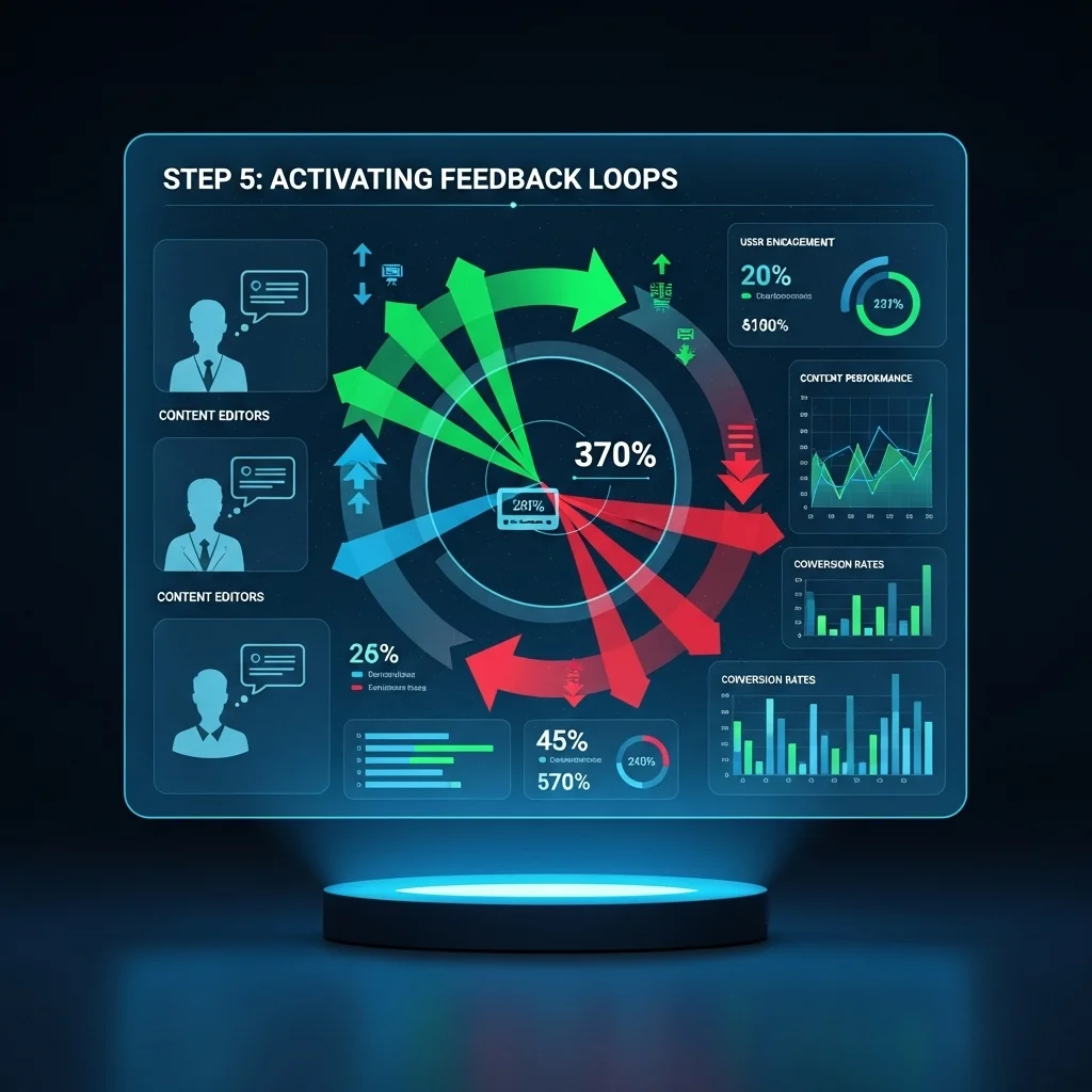 Step 5: activate feedback loops