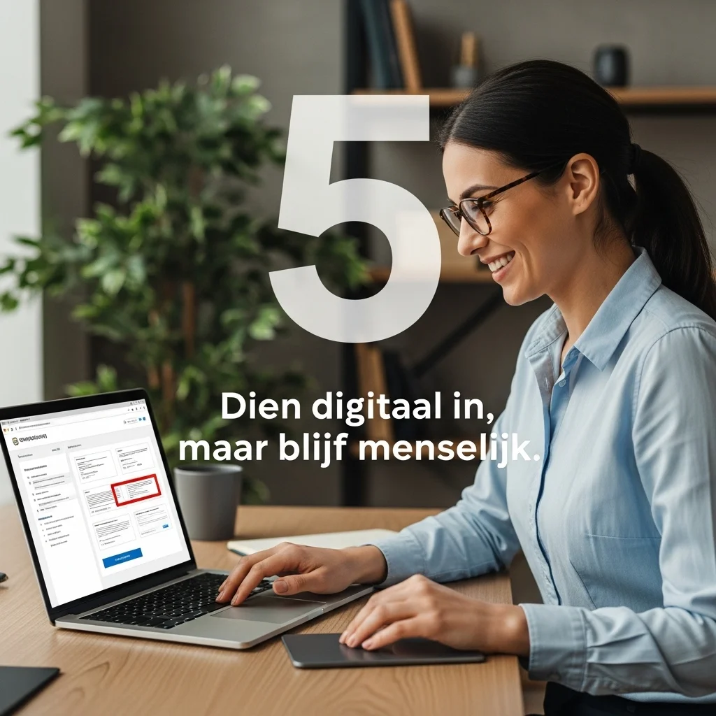 Step five – Submit digitally, yet stay human