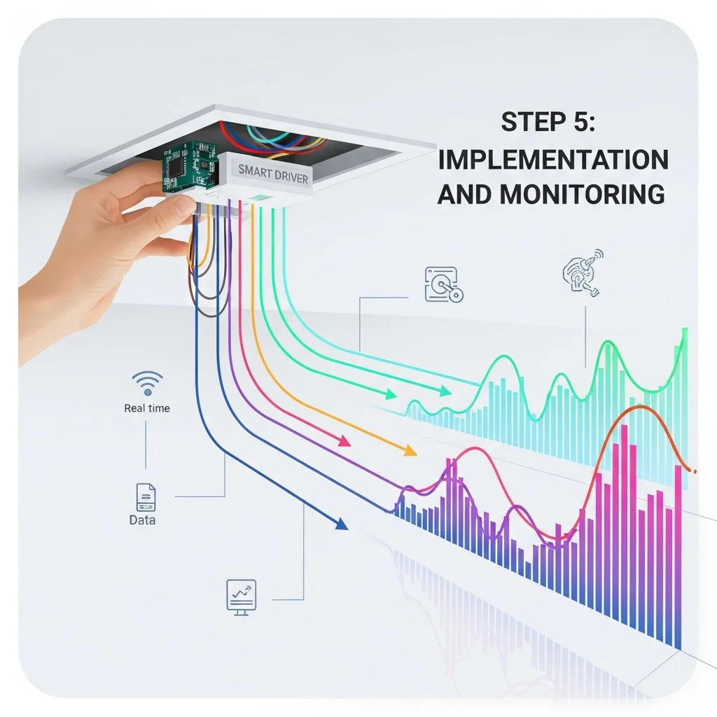 Step 5: Implementation & monitoring.