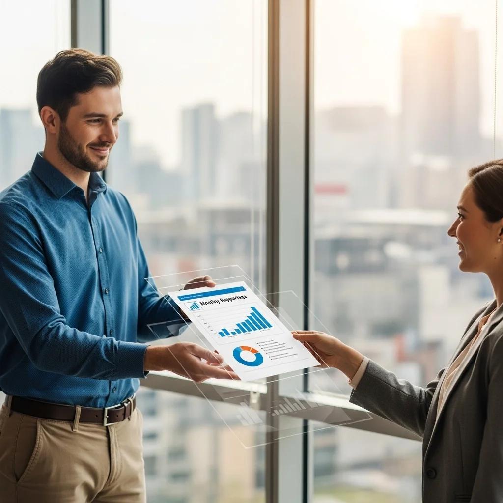 Step 5 – Monthly reporting