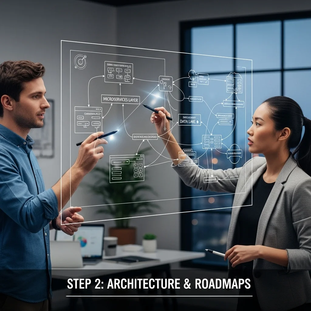 Stap 2 — architectuur en roadmaps