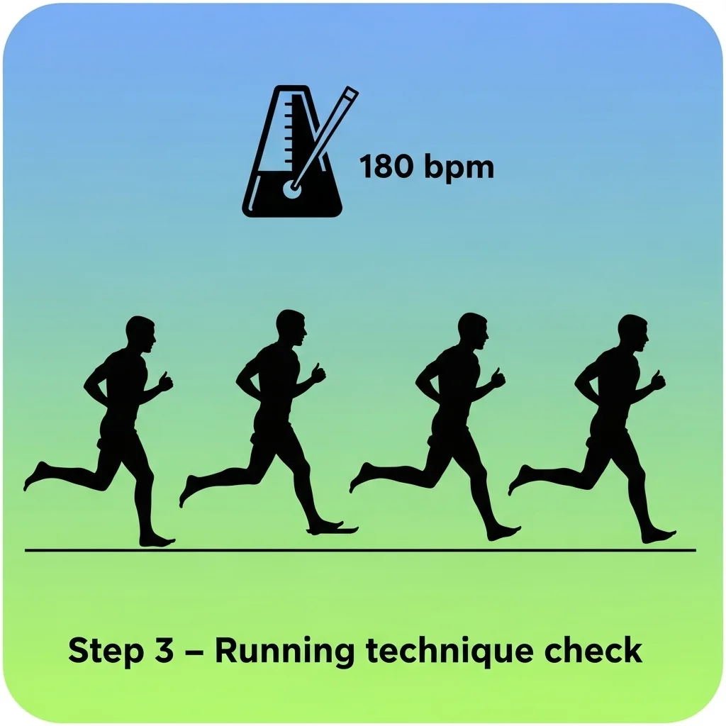 Step 3: Check your running technique
