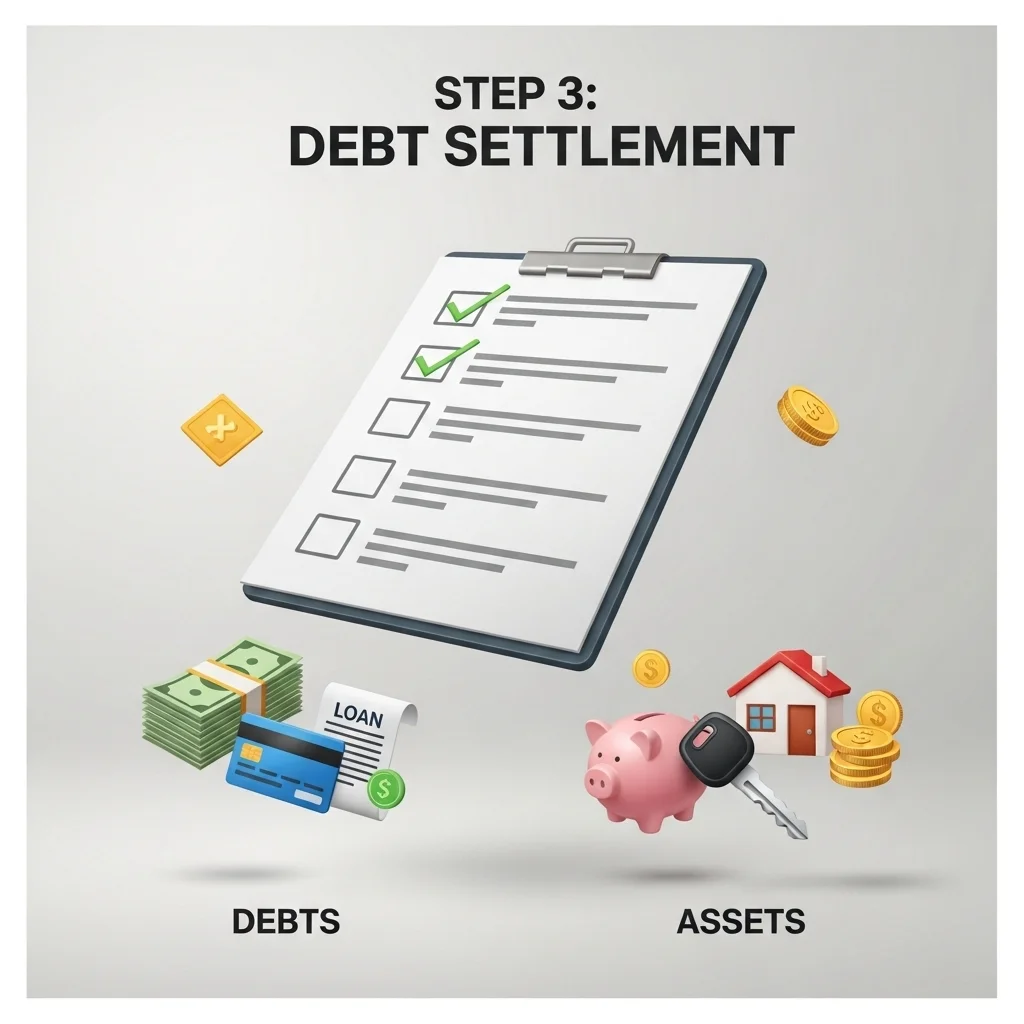 Step three – Settle without pitfalls.