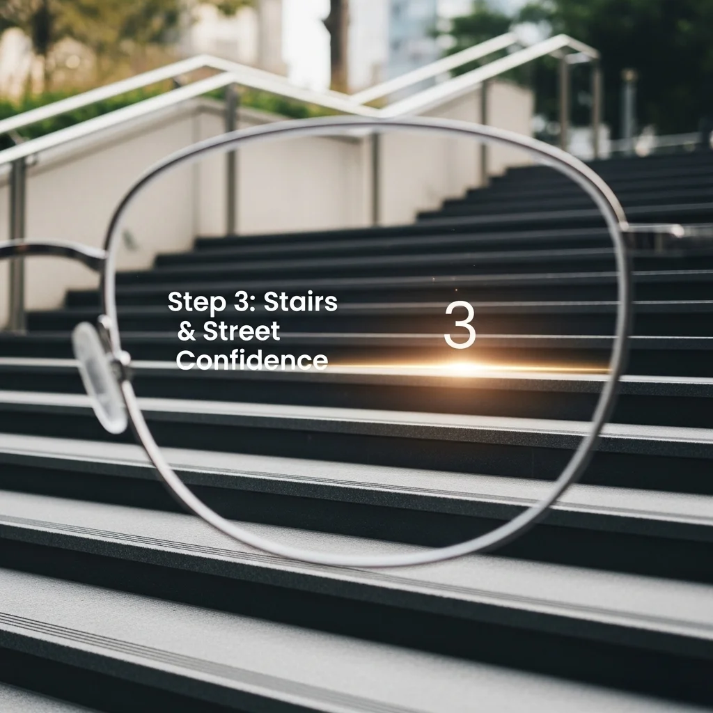Step 3 – Stairs & street