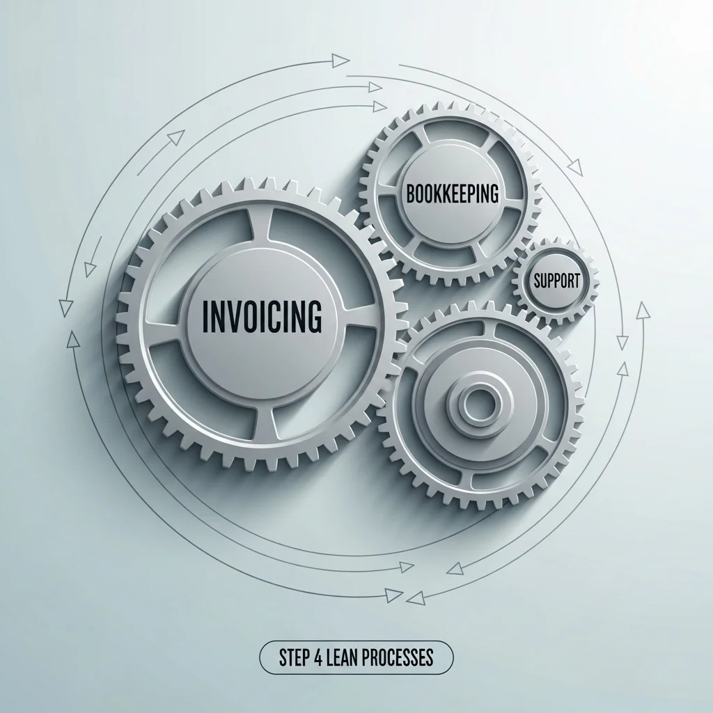 Step 4 – Set up lean processes