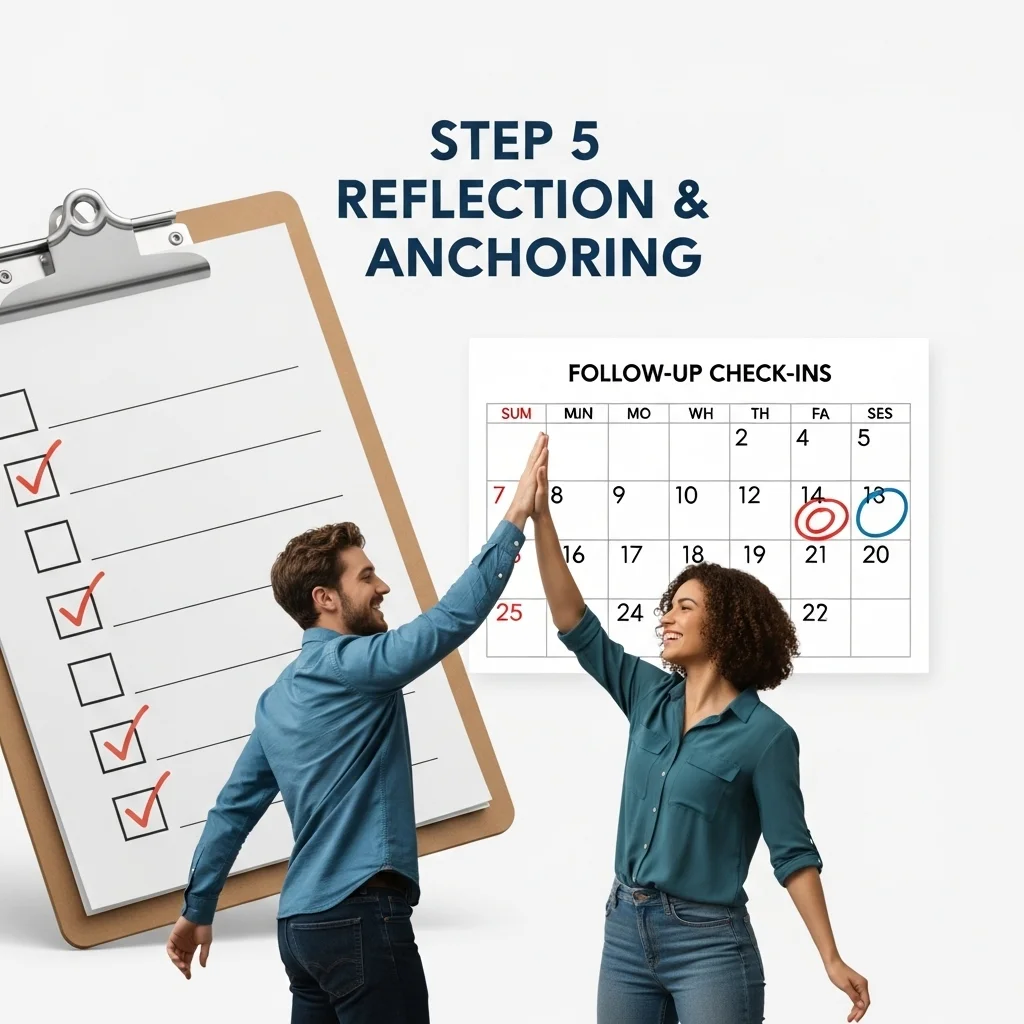 Step 5: Reflection and anchoring