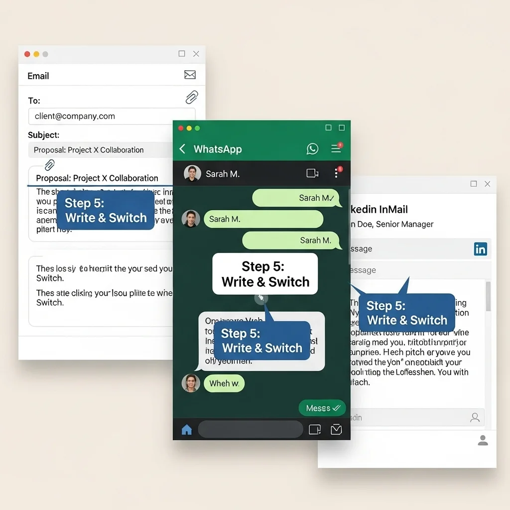 Step 5 – Write & route.