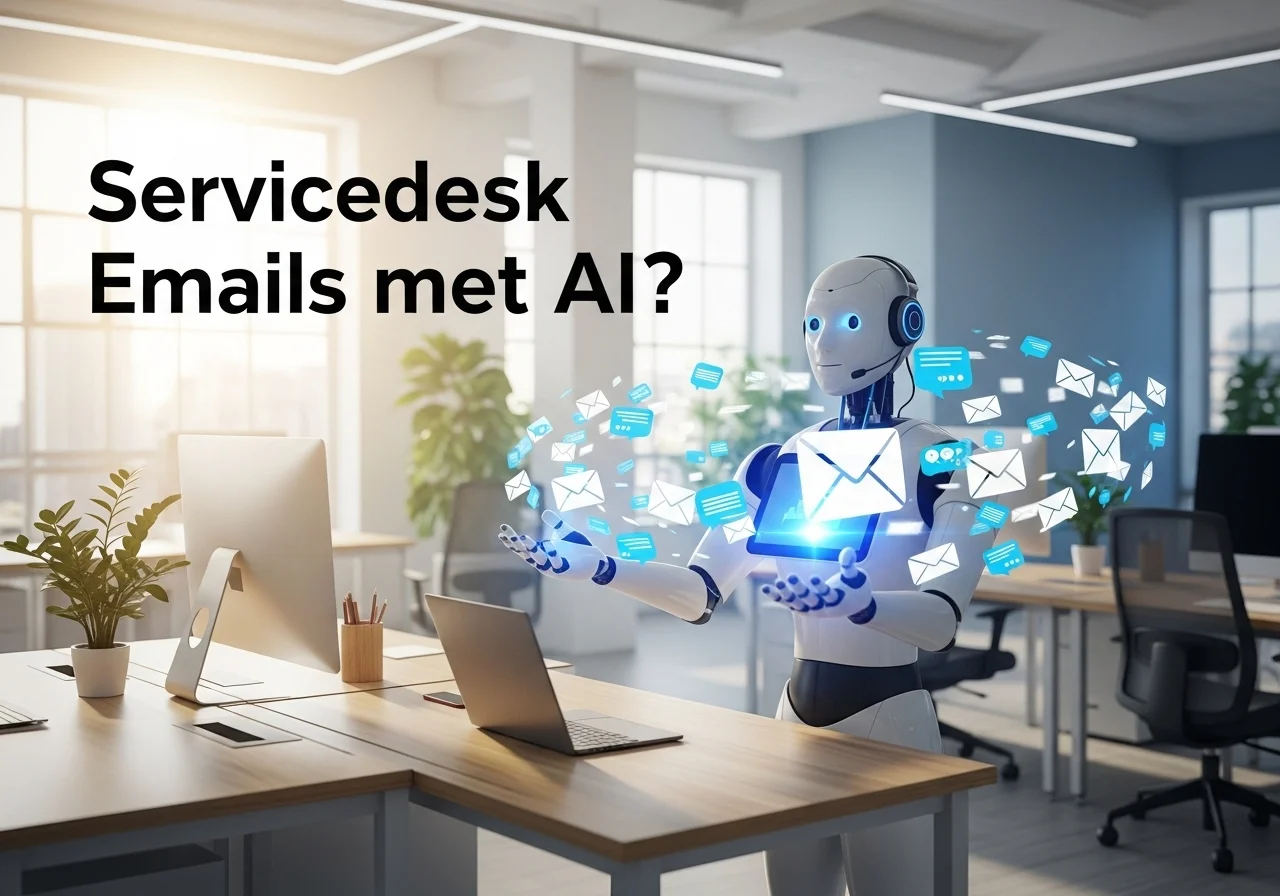 Can we automatically answer service desk emails with AI?