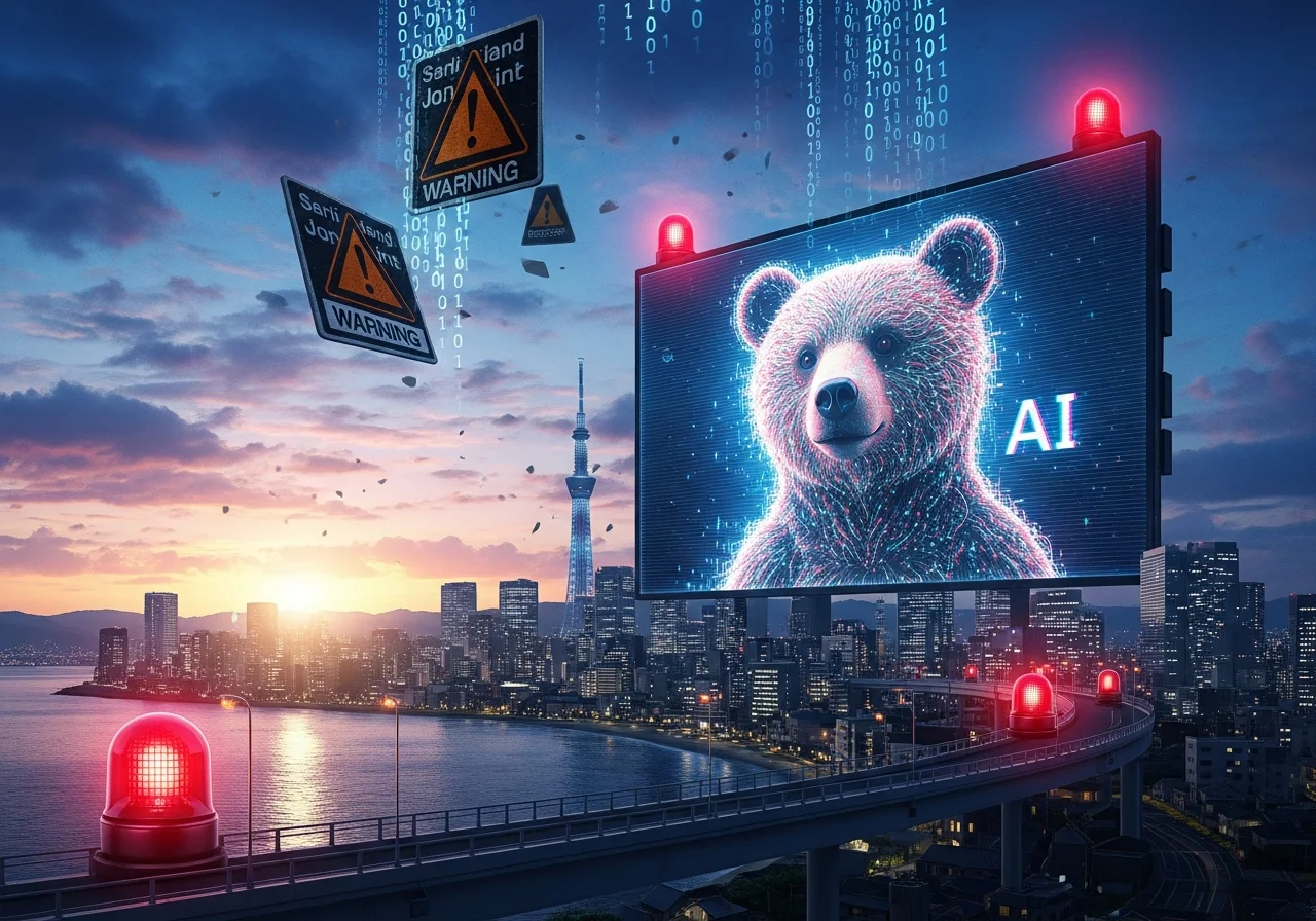 Japanese coastal city apologizes after AI bear alert, wake-up call for public safety