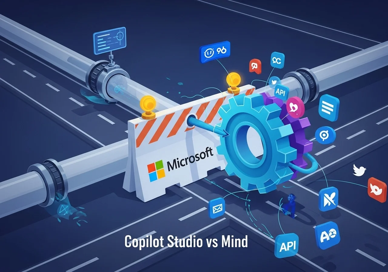 Why Copilot Studio slows down your workflow – and Mind doesn't