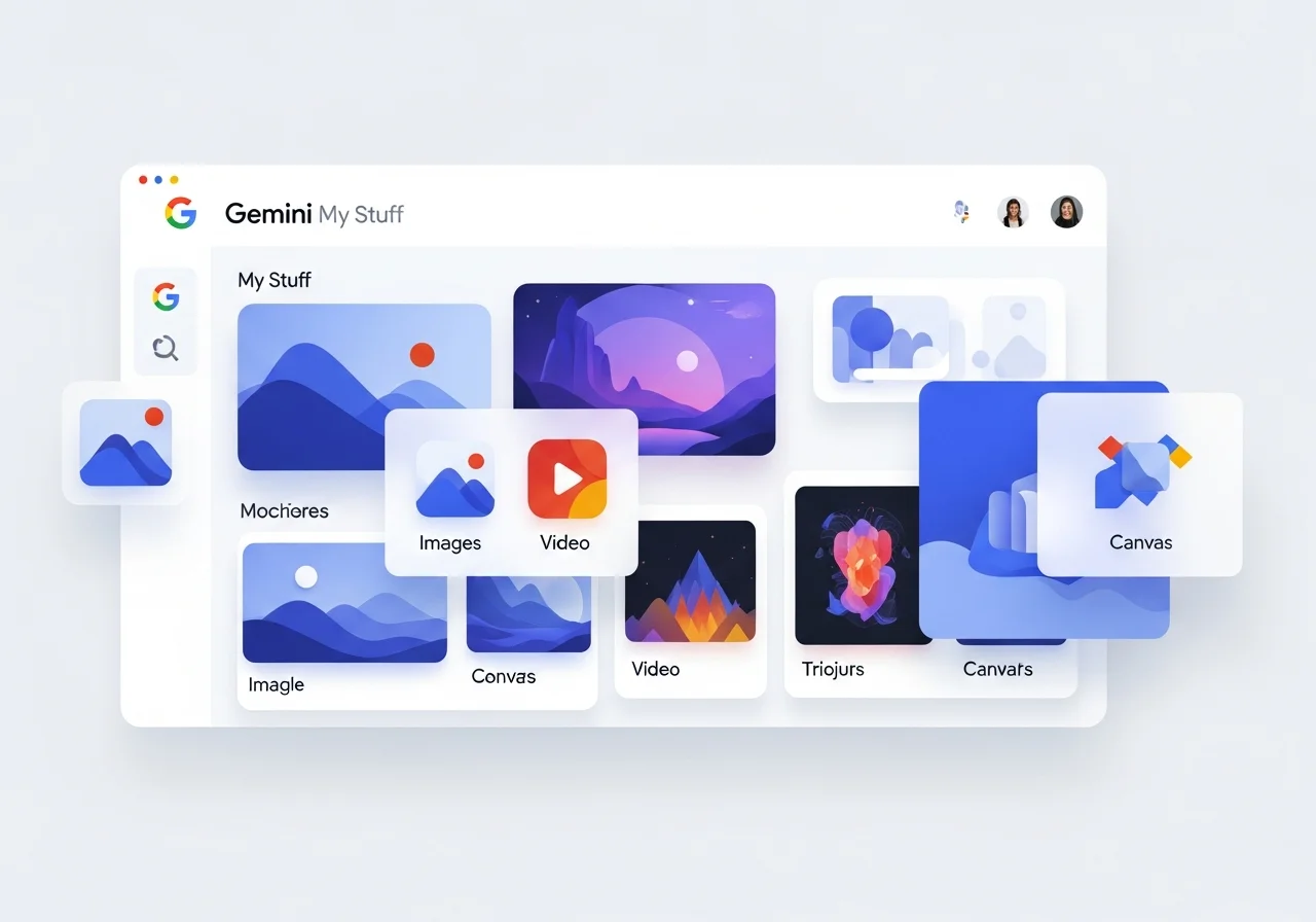 Google expands Gemini with new My Stuff hub for generated content