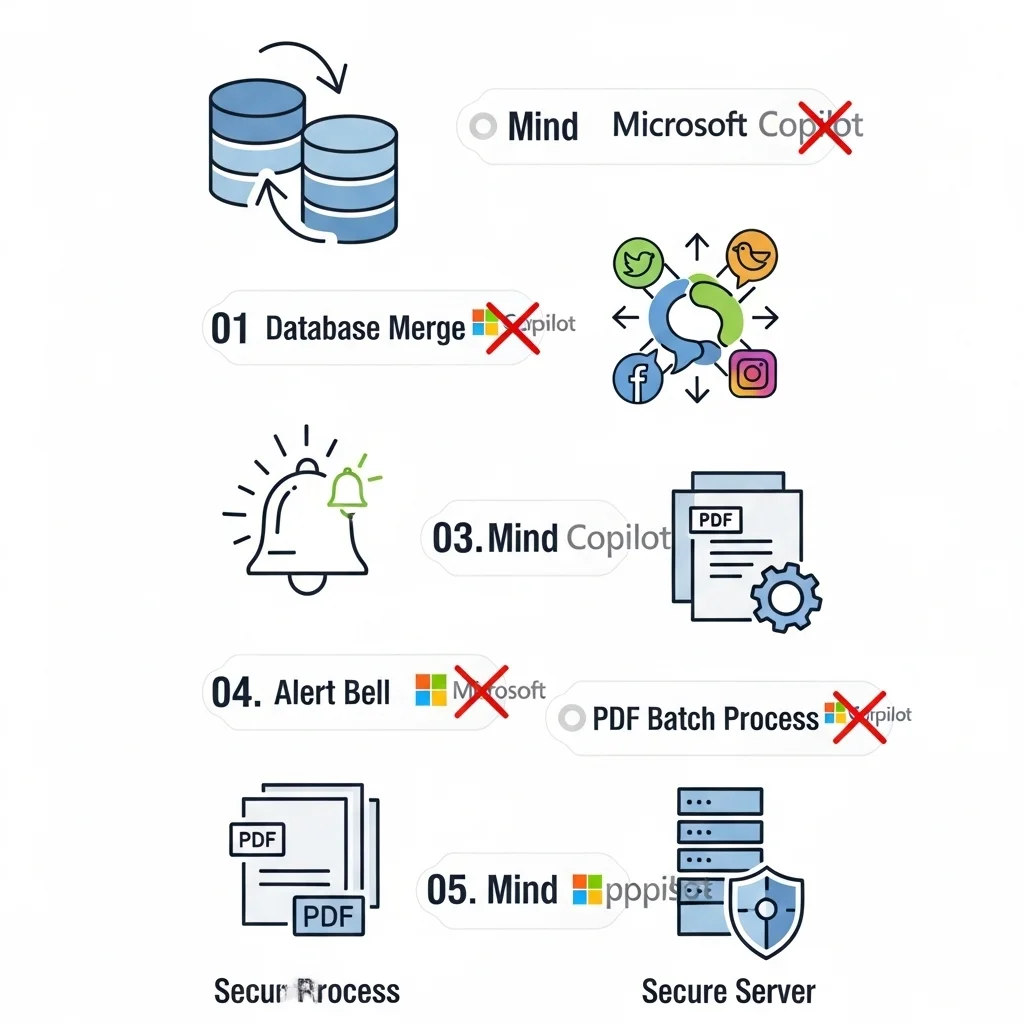 Why Copilot Studio slows down your workflow – and Mind doesn't
